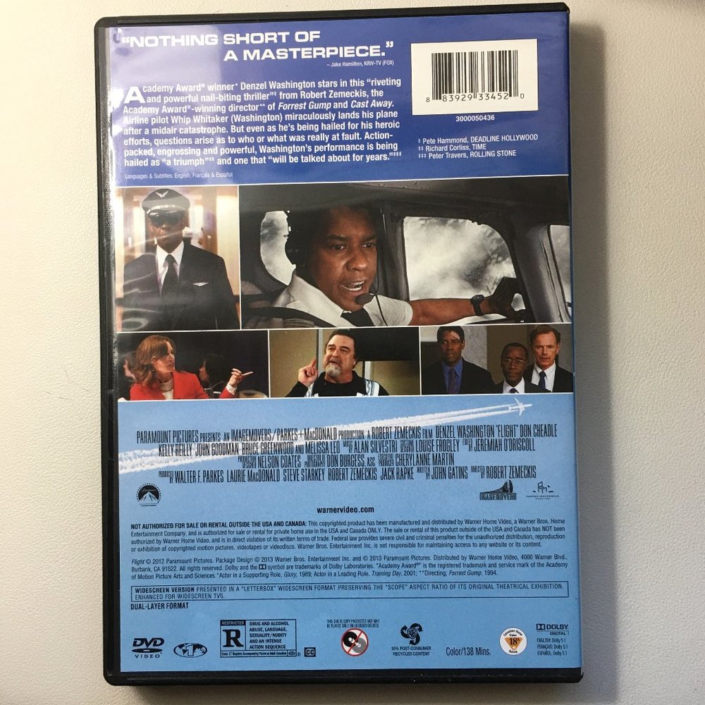 𝐃𝐞𝐧𝐳𝐞𝐥 𝐖𝐚𝐬𝐡𝐢𝐧𝐠𝐭𝐨𝐧 DVD Bundle 𝐌𝐀𝐍 𝐎𝐍 𝐅𝐈𝐑𝐄 & 𝐅𝐋𝐈𝐆𝐇𝐓 - Picture 9 of 10